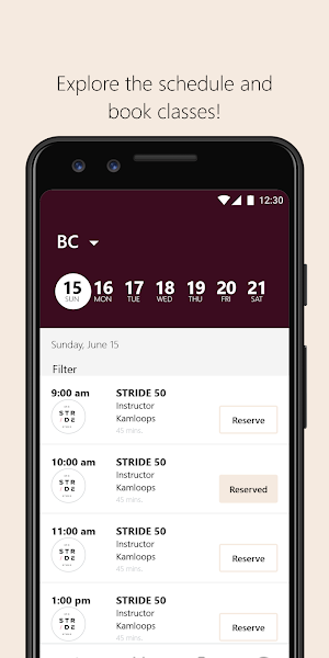 STRIDE Spin Studio Screenshot 2