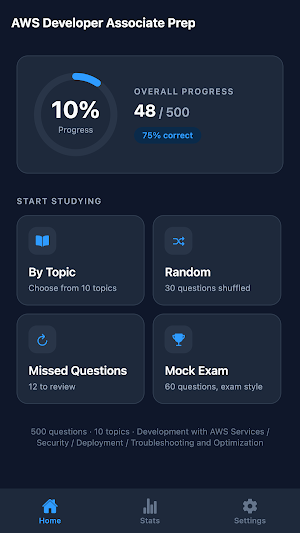 AWS Developer Associate Prep Screenshot 0