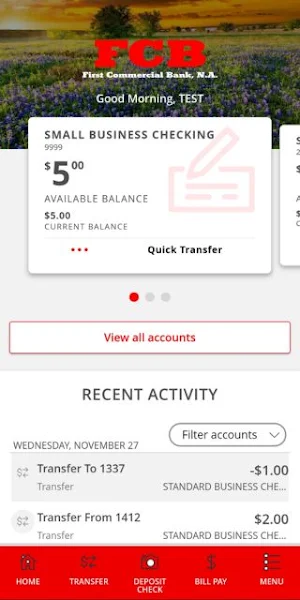First Commercial Bank Screenshot 1