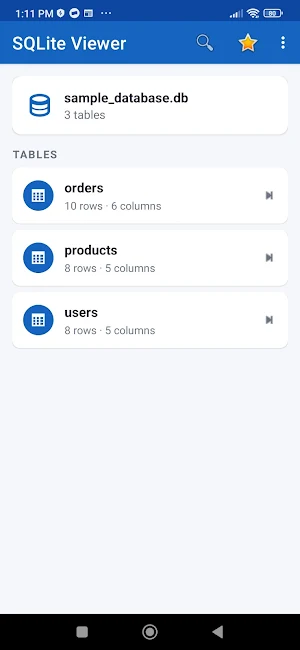 SQLite Viewer Screenshot 3