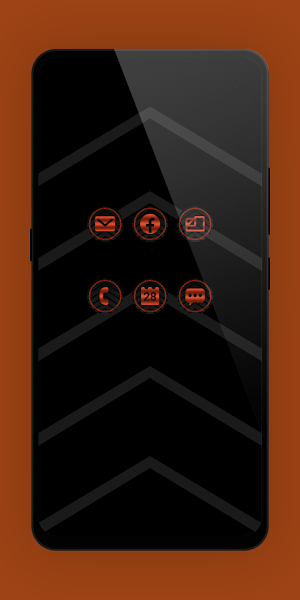 Copper Zig Zag Icon Pack Screenshot 2