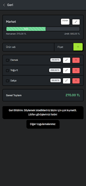 Akıllı Alışveriş Listesi Screenshot 3