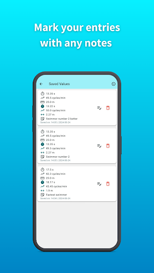 Swim Pace Calculator Screenshot 2