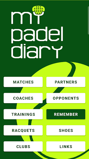my padel diary Screenshot 0
