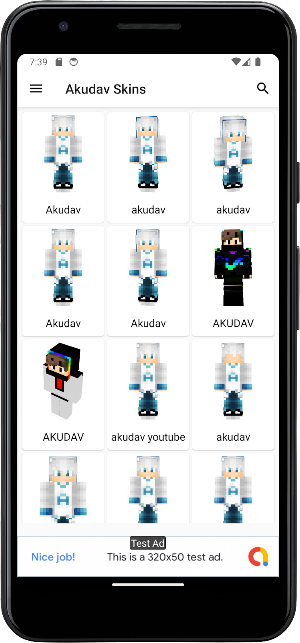 Akudav Skins for Minecraft Screenshot 0