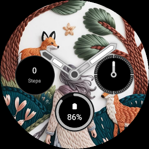 Threads Analog Watch face HD Screenshot 2
