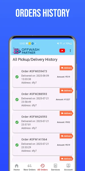 Offwash Partner Screenshot 3