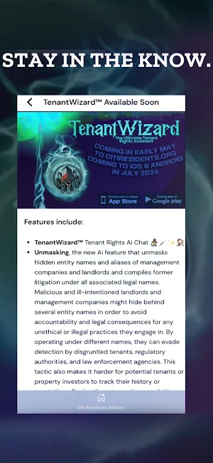 Citi Residents Screenshot 1