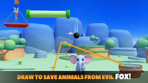 Draw to Save : Animal Rescue Screenshot 0
