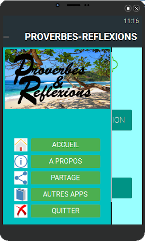 Proverbes et Reflexions Screenshot 1