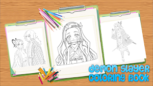 Demon Slayer Coloring Book Screenshot 0