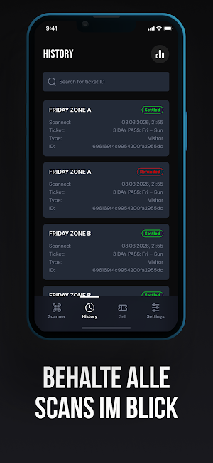 DeepDays Ticket Scanner Screenshot 3