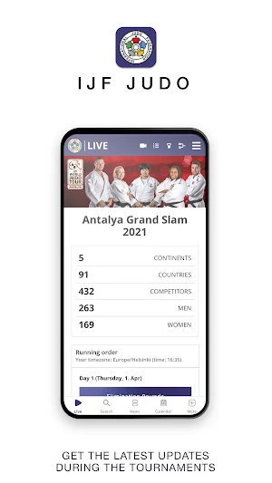 IJF Judo Screenshot 2