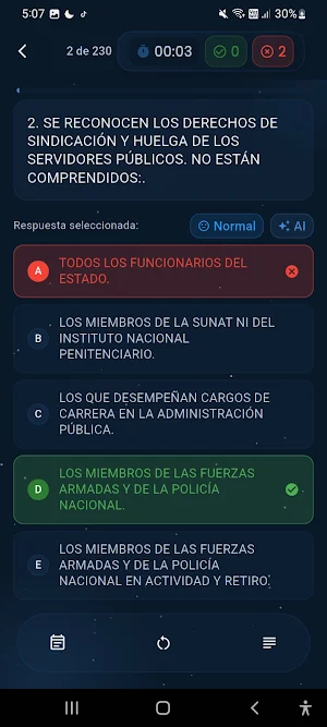 Ascenso PNP - Examen 2025 Screenshot 3