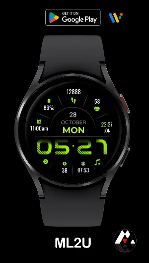 ML2U 127 Watch Face Screenshot 0