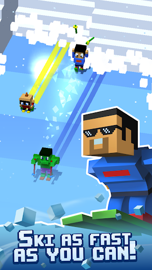 Crossy Snow: Avalanche! screenshot 2
