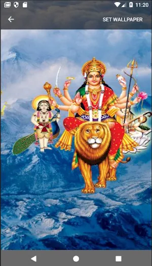 4D Durga Maa Live Wallpaper Screenshot 3