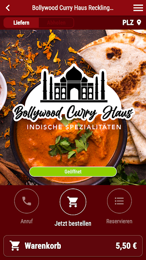 Bollywood Curry Haus Screenshot 0