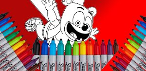 Gummy Bear Coloring Book Screenshot 1