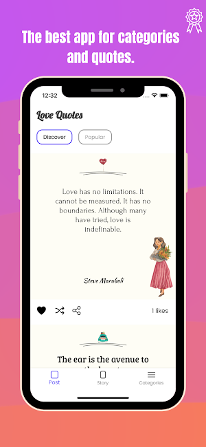 Love and Relationship Quotes Screenshot 0