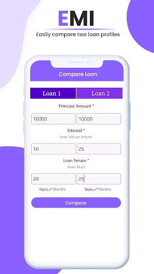 EMI Calculator Screenshot 1