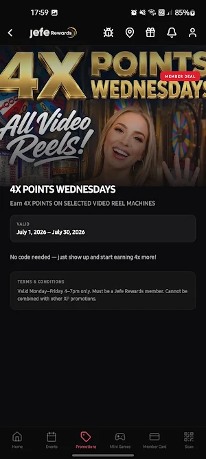 Jefe Rewards Screenshot 1