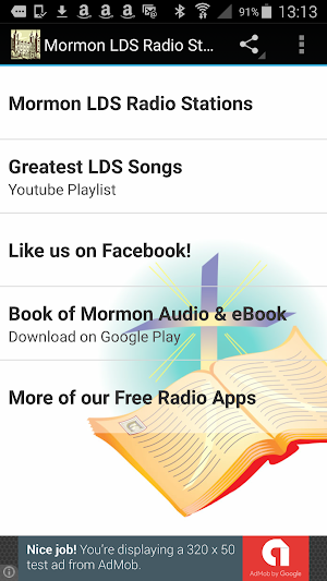 Mormon LDS Radio Stations Screenshot 0