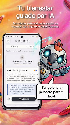 Atarabi: Diario IA y Emociones Screenshot 1