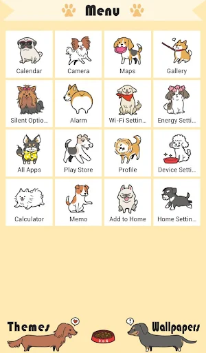 Cute Wallpaper I Love DOGS Theme Screenshot 1