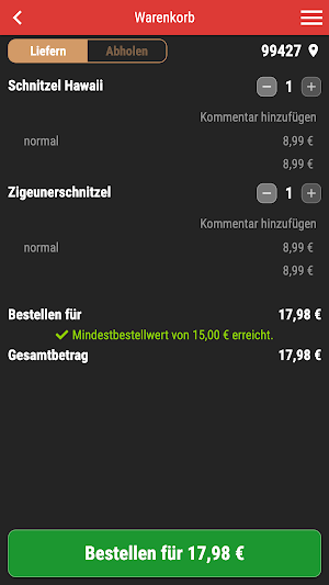 Majestros Pizza Weimar Screenshot 1