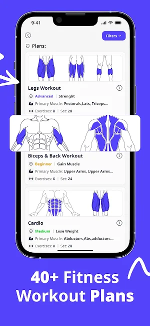 FitTrail - Workout & Nutrition Screenshot 3