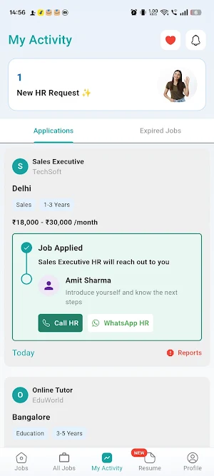 InfyHire – Jobs & Hiring App Screenshot 1
