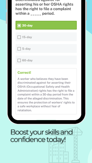 NCCER Practice Test Screenshot 3