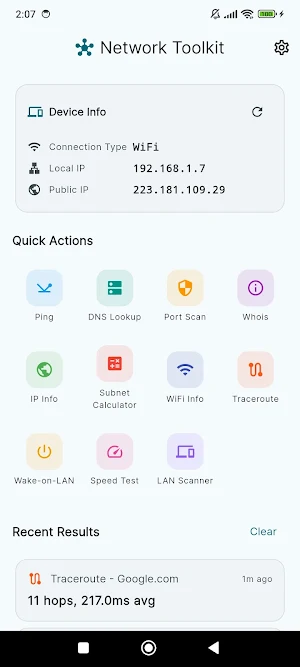 Network Toolkit: WiFi IP Tools Screenshot 0