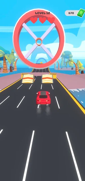 Rolling Race 3D Car Stunts Screenshot 2