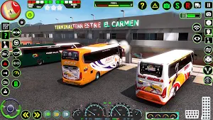 Coach Bus Driving Games 3D Screenshot 1