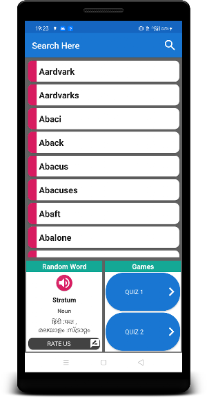 English To Hindi and Malayalam Screenshot 0