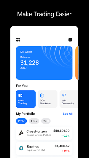 Zero Investment Online Trading Screenshot 0