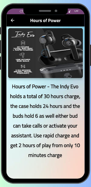 Skullcandy Indy Evo Guide Screenshot 2