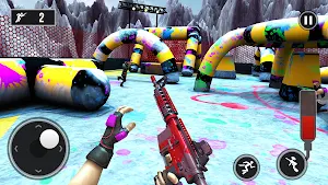 Paintball Shooter War Arena: Color Shooting Games Screenshot 1