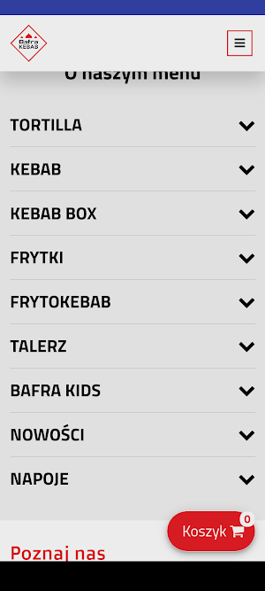 Bafra Kebab Miechów Screenshot 2