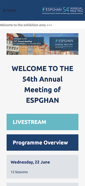 ESPGHAN 2022 Screenshot 0