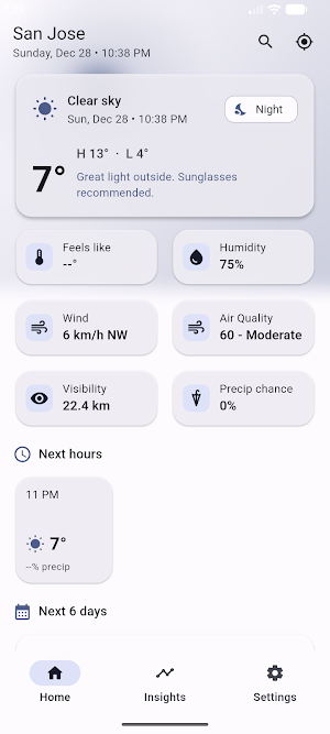 WeatherFast Screenshot 0