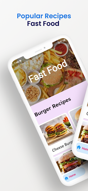 Fast Food Recipes Cookbook Screenshot 0