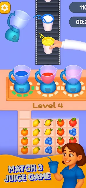 Blender Jam: Juice Match Game Screenshot 2