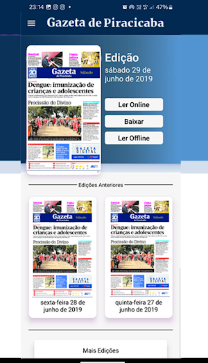 Gazeta de Piracicaba Screenshot 3