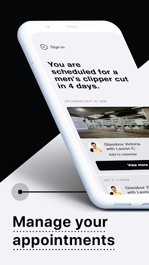 Glassbox Barbershop Screenshot 1