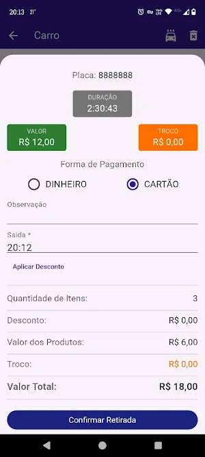 W2 Estacionamentos Screenshot 2