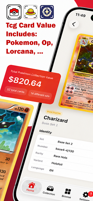 TCG Card Scanner Screenshot 0