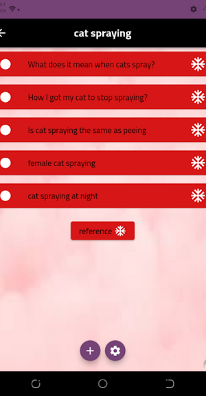 cat spraying Screenshot 0